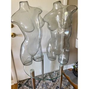 Victoria Secret Clear Mannequins (Set of 2)